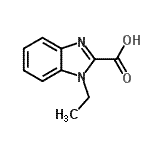 CAS 登录号：90915-17-6， 1-乙基-1H-苯并咪唑-2-羧酸