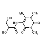 CAS#: 909258-67-9, N-(6-Amino-1,3-dimethyl-2,4-dioxo-1,2,3,4-tetrahydro-5-pyrimidinyl)-2,3-dihydroxypropanamide