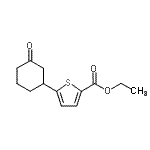 CAS#: 909421-70-1, Ethyl 5-(3-oxocyclohexyl)-2-thiophenecarboxylate