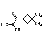 CAS#: 90949-39-6, N,N,3,3-Tetramethylcyclobutanecarboxamide