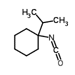 CAS 登录号：90977-96-1， 1-异氰酸-1-异丙基环己烷