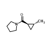 CAS#: 90985-55-0, [(1R,2R)-2-Methylcyclopropyl](1-pyrrolidinyl)methanone