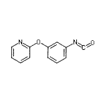 CAS 登录号：910036-86-1， 2-(3-异氰酸苯氧基)吡啶