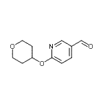 CAS#: 910036-95-2, 6-(Tetrahydro-2H-pyran-4-yloxy)nicotinaldehyde