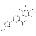 CAS#: 910037-11-5, Pentafluorophenyl 3-(1-methyl-1H-pyrazol-3-yl)benzoate