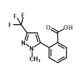 CAS#: 910037-16-0, 2-[1-Methyl-3-(trifluoromethyl)-1H-pyrazol-5-yl]benzoic acid