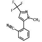 CAS#: 910037-17-1, 2-[1-Methyl-3-(trifluoromethyl)-1H-pyrazol-5-yl]benzonitrile