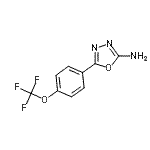CAS 登录号：910442-23-8， 5-[4-(三氟甲氧基)苯基]-1,3,4-恶二唑-2-胺