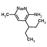 CAS 登录号：910552-61-3， 6-甲基-4-(3-戊烷基)-3-哒嗪胺