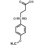 CAS#: 91062-23-6, 3-[(4-Methoxyphenyl)sulfonyl]propanoic acid