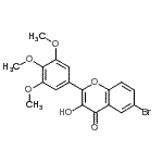 CAS#: 910806-75-6, 6-Bromo-3-hydroxy-2-(3,4,5-trimethoxyphenyl)-4H-chromen-4-one