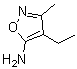 CAS 登录号：91084-67-2， 4-乙基-3-甲基-1,2-恶唑-5-胺