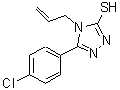 CAS#: 91092-12-5, 4-Allyl-5-(4-chlorophenyl)-4H-1,2,4-triazole-3-thiol