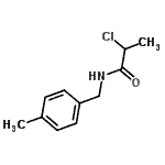 CAS#: 91131-15-6, 2-Chloro-N-(4-methylbenzyl)propanamide