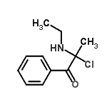 CAS#: 91131-21-4, 2-Chloro-2-(ethylamino)-1-phenyl-1-propanone