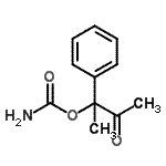 CAS#: 91133-45-8, 3-Oxo-2-phenyl-2-butanyl carbamate
