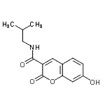 CAS#: 91153-72-9, 7-Hydroxy-N-isobutyl-2-oxo-2H-chromene-3-carboxamide