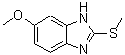 CAS#: 91168-31-9, 6-Methoxy-2-(methylsulfanyl)-1H-benzimidazole