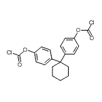 CAS#: 91174-67-3, 1,1-Cyclohexanediyldi-4,1-phenylene dicarbonochloridate