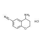 CAS#: 911825-88-2, 4-Amino-6-chromanecarbonitrile hydrochloride (1:1)