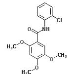 CAS#: 911832-17-2, N-(2-Chlorophenyl)-2,4,5-trimethoxybenzamide