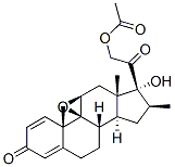 CAS#: 912-38-9, 9beta,11beta-Epoxy-17,21-dihydroxy-16beta-methylpregna-1,4-diene-3,20-dione 21-acetate
