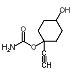 CAS#: 91240-25-4, 1-Ethynyl-4-hydroxycyclohexyl carbamate