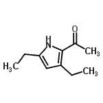 CAS#: 91251-61-5, 1-(3,5-Diethyl-1H-pyrrol-2-yl)ethanone