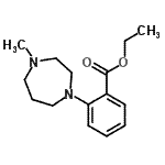 CAS 登录号：912569-58-5， 乙基2-(4-甲基-1,4-二氮杂环庚-1-基)苯甲酸酯