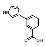 CAS#: 912569-71-2, 3-(1H-Imidazol-4-yl)benzoic acid