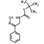 CAS#: 912762-45-9, 2-Methyl-2-propanyl [(2Z)-2-(hydroxyimino)-2-phenylethyl]carbamate