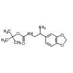 CAS#: 912762-94-8, 2-Methyl-2-propanyl [2-amino-2-(1,3-benzodioxol-5-yl)ethyl]carbamate
