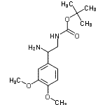 CAS#: 912762-97-1, 2-Methyl-2-propanyl [2-amino-2-(3,4-dimethoxyphenyl)ethyl]carbamate