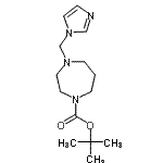 CAS#: 912763-08-7, 2-Methyl-2-propanyl 4-(1H-imidazol-1-ylmethyl)-1,4-diazepane-1-carboxylate