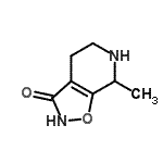 CAS#: 91305-30-5, 7-Methyl-4,5,6,7-tetrahydro[1,2]oxazolo[5,4-c]pyridin-3(2H)-one