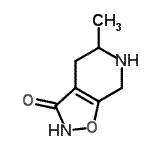 CAS#: 91305-31-6, 5-Methyl-4,5,6,7-tetrahydro[1,2]oxazolo[5,4-c]pyridin-3(2H)-one