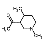 CAS#: 91324-26-4, 1-(1,4-Dimethyl-3-piperidinyl)ethanone