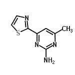 CAS#: 913322-48-2, 4-methyl-6-thiazol-2-yl-pyrimidin-2-amine