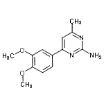 CAS#: 913322-56-2, 4-(3,4-dimethoxyphenyl)-6-methyl-pyrimidin-2-amine