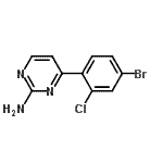 CAS#: 913322-69-7, 4-(4-Bromo-2-chlorophenyl)-2-pyrimidinamine