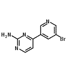 CAS#: 913322-73-3, 4-(5-Bromo-3-pyridinyl)-2-pyrimidinamine