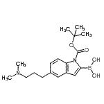 CAS#: 913388-76-8, (5-[3-(Dimethylamino)propyl]-1-{[(2-methyl-2-propanyl)oxy]carbonyl}-1H-indol-2-yl)boronic acid