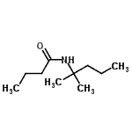 CAS#: 91342-51-7, N-(2-Methyl-2-pentanyl)butanamide