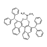 CAS#: 913617-04-6, 2,6-Bis(diphenylphosphino)-N,N-dimethyldinaphtho[2,1-d:1',2'-f][1,3,2]dioxaphosphepin-4-amine