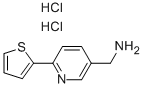 CAS#: 913830-32-7, 6-(2-Thienyl)-3-Pyridinemethanamine Hydrochloride (1:2)