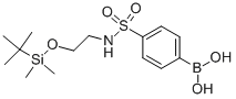 CAS#: 913835-53-7, B-[4-[[[2-[[(1,1-Dimethylethyl)Dimethylsilyl]Oxy]Ethyl]Amino]Sulfonyl]Phenyl]-Boronic Acid
