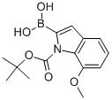 CAS#: 913835-81-1, 2-Borono-7-Methoxy-1H-Indole-1-carboxylic Acid 1-(1,1-Dimethylethyl) Ester