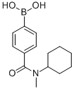 CAS 登录号：913835-84-4， B-[4-[(环己基甲基氨基)羰基]苯基]-硼酸
