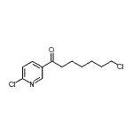 CAS#: 914203-41-1, 7-Chloro-1-(6-chloro-3-pyridinyl)-1-heptanone