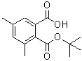 CAS#: 914223-23-7, 3,5-Dimethyl-2-{[(2-methyl-2-propanyl)oxy]carbonyl}benzoic acid